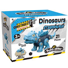 Blocks Accessories: Build-ables Dinosaurs Stegosaurus 21pc - Construct It