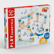 Blocks Accessories: Penguin Playground Marble Run - Play Essentials - Hape
