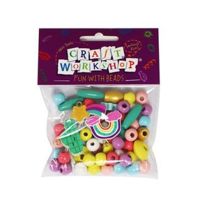 Bead Bracelet DIY with Rainbow 55pc - Craft Workshop