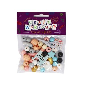 Collage: Bead Bracelet DIY with Cats 56pc - Craft Workshop