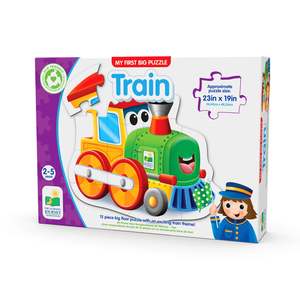 Puzzles: My First Big Puzzle Train 12pc - Learning Journey
