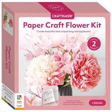 Collage: Paper Craft Flower Kit - Craftmaker