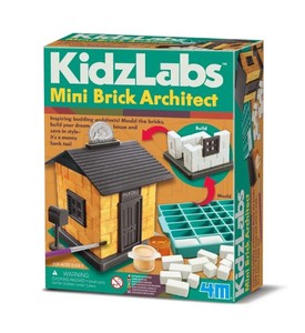 Collage: Mini Brick Architect - 4M Kidzlabs