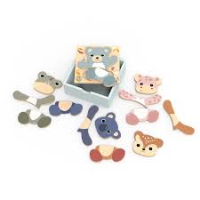 Manipulative Materials: Mix and Match Dress Up Puzzle - Speedy Monkey