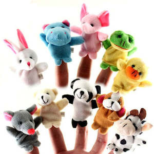 Animal Finger Puppets - Set of 10