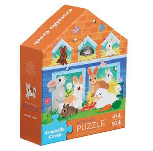 Puzzles: Bunny House 50pc - Crocodile Creek