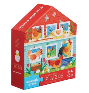 Puzzles: Chicken Coop 50pc - Crocodile Creek