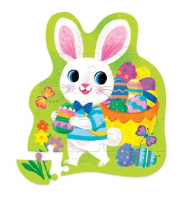 Easter Bunny Shaped Box Puzzle 24pc - Crocodile Creek