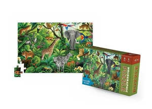 Jungle Paradise Holographic Puzzle 50pc - Crocodile Creek