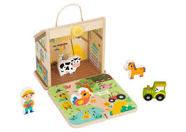 Blocks Accessories: Foldable Farm Set Wooden - hi Pando