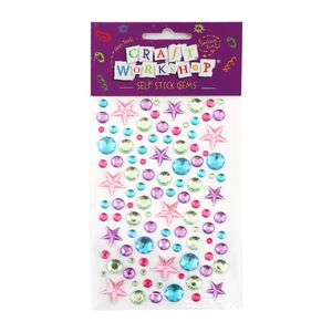 Collage: Gems Pastel Self-adhesive Assorted - Craft Workshop
