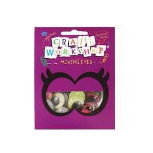 Moving Eyes Glitter - Assorted Colours - 50pc