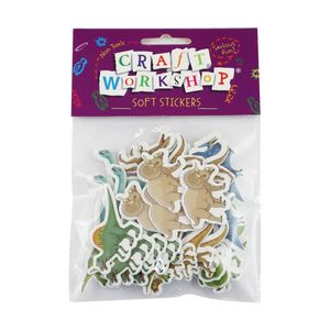 Collage: Soft Stickers - Dinosaurs 9 asst 36pc