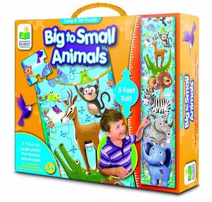 Puzzles: Big to Small Animals Floor Puzzle - Learning Journey