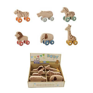 Blocks Accessories: Animal Jungle Car Silicone Wheels