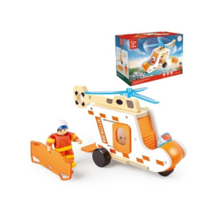 Blocks Accessories: To the Rescue Helicopter Set - Hape