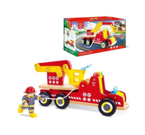 Siren & Lights Toy Fire Truck - Hape