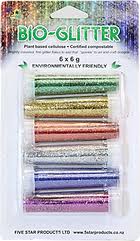 Collage: Bio Glitter 6pk - 5 Star