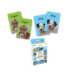 Games: First 100 Animals Matching Card Game - Briarpatch