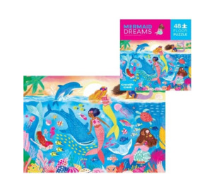 Puzzles: Mermaid Dreams Floor Puzzle 48pc - Crocodile Creek