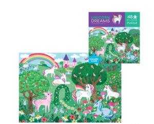 Puzzles: Unicorn Dreams Floor Puzzle 48pc - Crocodile Creek