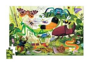 Puzzles: Back Yard Bugs Holographic Puzzle 50pc - Crocodile Creek