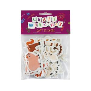 Soft Stickers 24pc - Farm Yard Animals