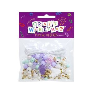 DIY Bracelet Beads Lilac 160pc  - Craft Workshop