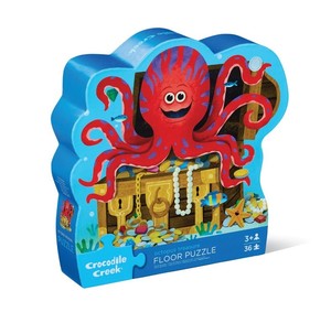 Octopus Treasure Shaped Box Puzzle 36pc - Crocodile Creek