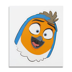 Stickers: Excited Robin