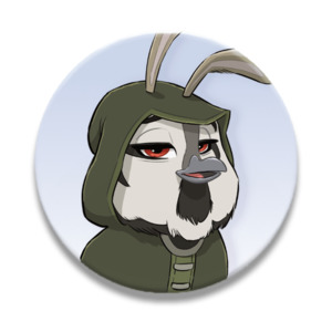 Badge Buttons: Garret Button Badge