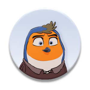 Robin Button Badge
