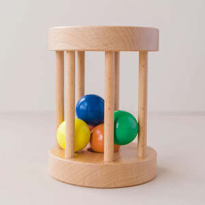12-18 months: Rolling Rattle Colourful