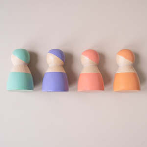 12-18 months: Rainbow People - Set of four