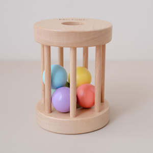 Wooden Toys: Rolling Rattle