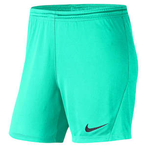 Apparel: Women's Nike Park III Shorts - Hyper Turquoise