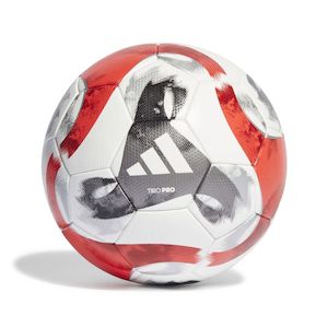 Adidas Balls: Adidas Tiro Pro Ball - White / Black / Power Red