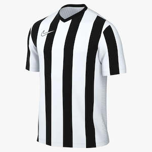 Nike Striped Division V Jersey - Adult - White / Black / White