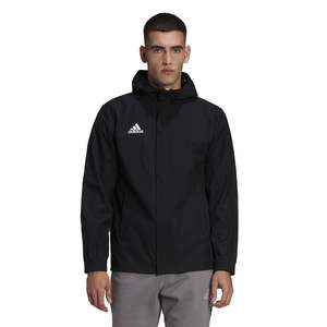 Adidas Teamwear: Adidas Entrada All Weather Jacket - Black / White - Youth