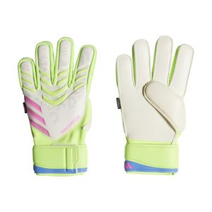 Adidas Predator Match Goalkeeper Fingersave Gloves - White / Lemon