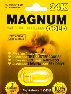 Sex Toys: Magnum Gold Male Sexual Enhancement