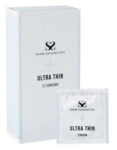 Share Satisfaction 12 Pack Condoms Ultra Slim