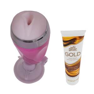 Sale: Hands-Free Pleasure Cup & Wet Stuff Gold Bundle