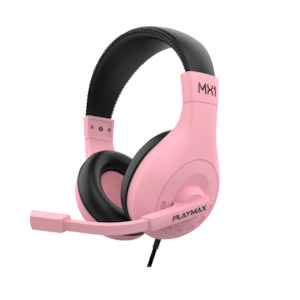 Headsets: PLAYMAX MX1 UNIVERSAL HEADSET - PINK