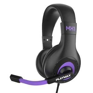 PLAYMAX MX1 UNIVERSAL HEADSET - PURPLE