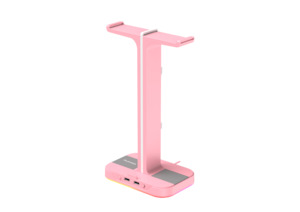 Pink Taboo: PLAYMAX PINK TABOO RGB HEADSET STAND