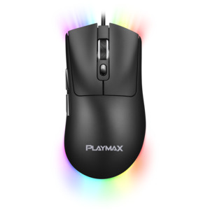 PLAYMAX BLACK RGB GAMING MOUSE AND MOUSE MAT COMBO