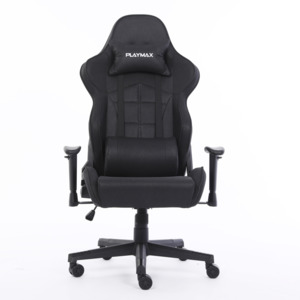 Playmax Fabric Gaming Chair - Black