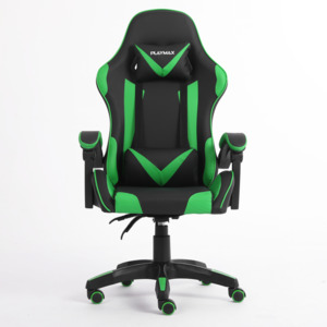 Gaming Chairs: Playmax Gaming Chair Green/Black