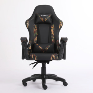 Gaming Chairs: Playmax Gaming Chair Green Camo/Black